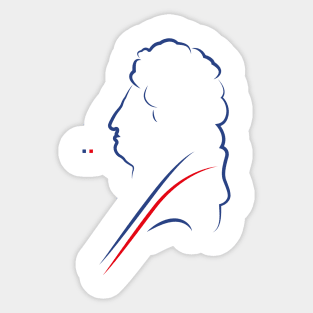 Louis XIV - presidentielle 2022 Sticker